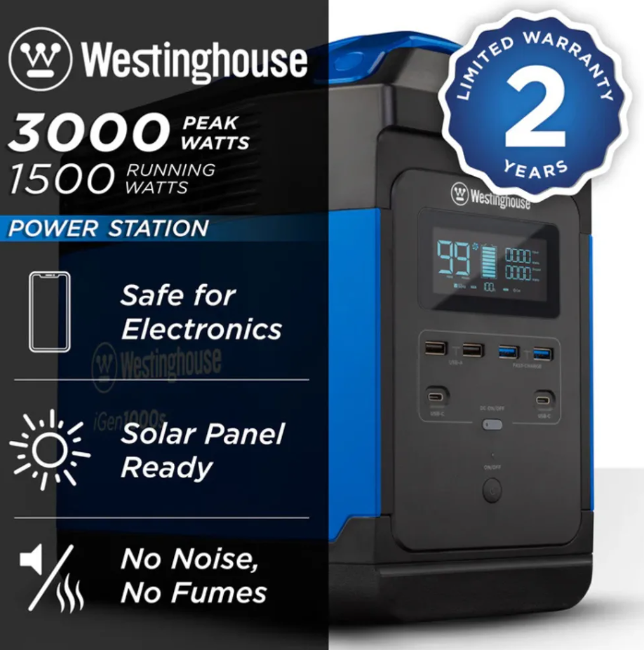 WestIinghouse iGEN1000S Portable Power Station