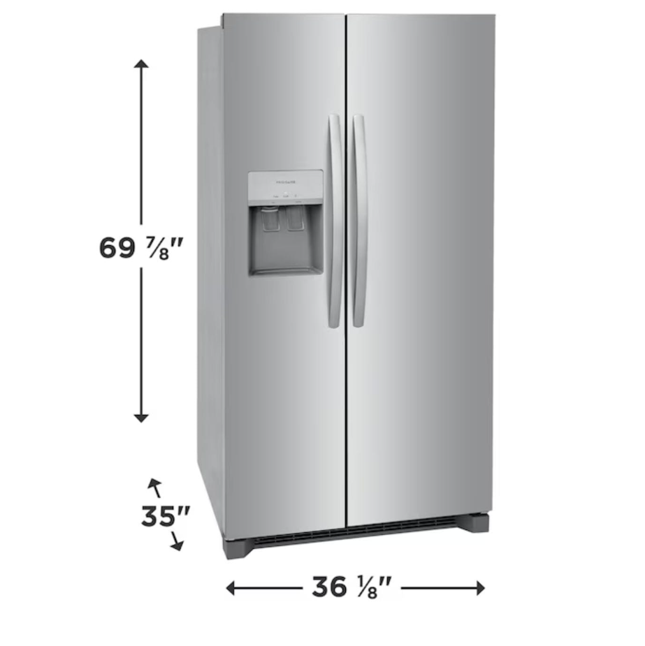 Frigidaire 36-Inch Side-by-Side Refrigerator