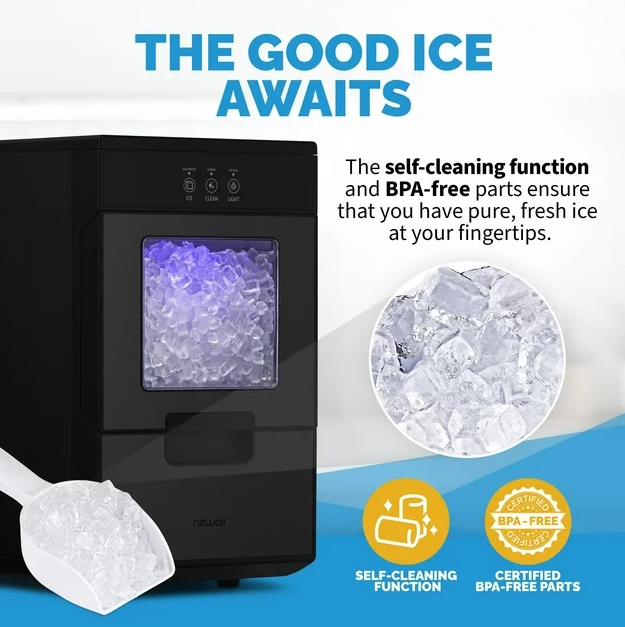Newair Nugget Ice Maker – Countertop Sonic Ice Machine