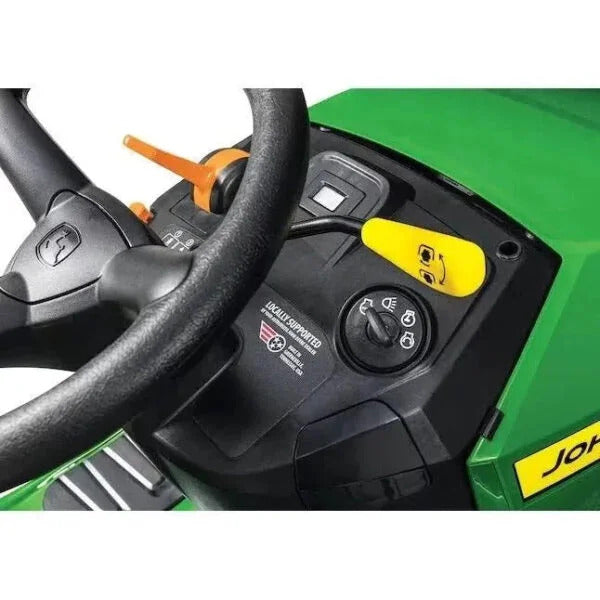 John Deere S100 42-Inch 17.5 HP Gas Riding Lawn Tractor Hydrostatic Transmission