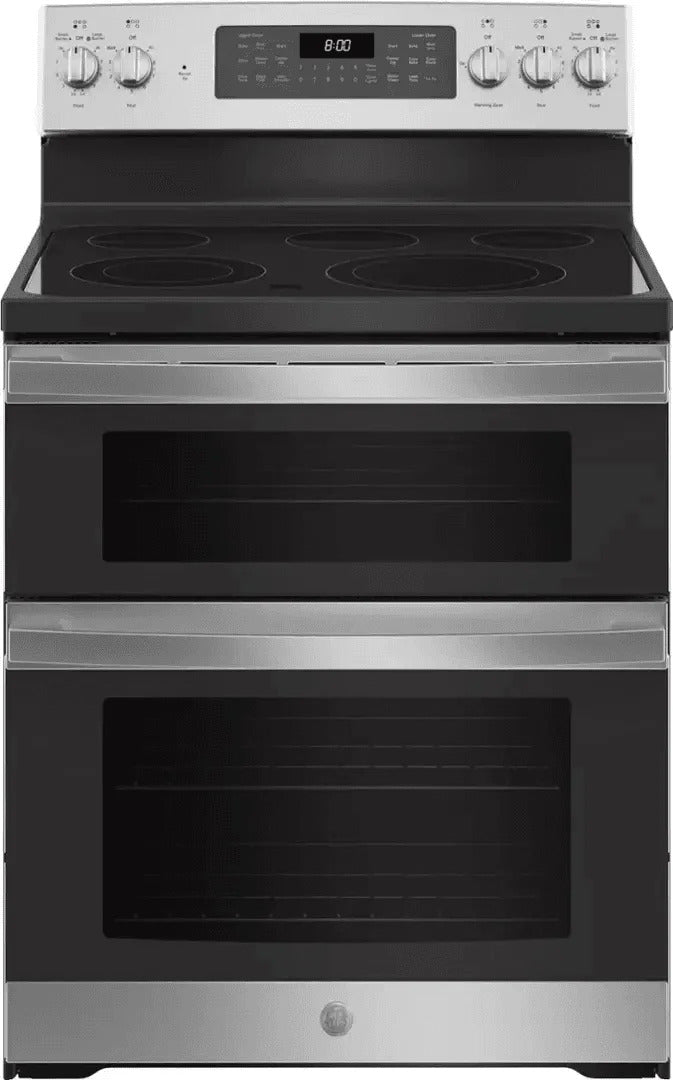 Whirlpool 6.7 Cu. Ft. Electric Double Oven Range with True Convection Cooking – Stainless Steel 1