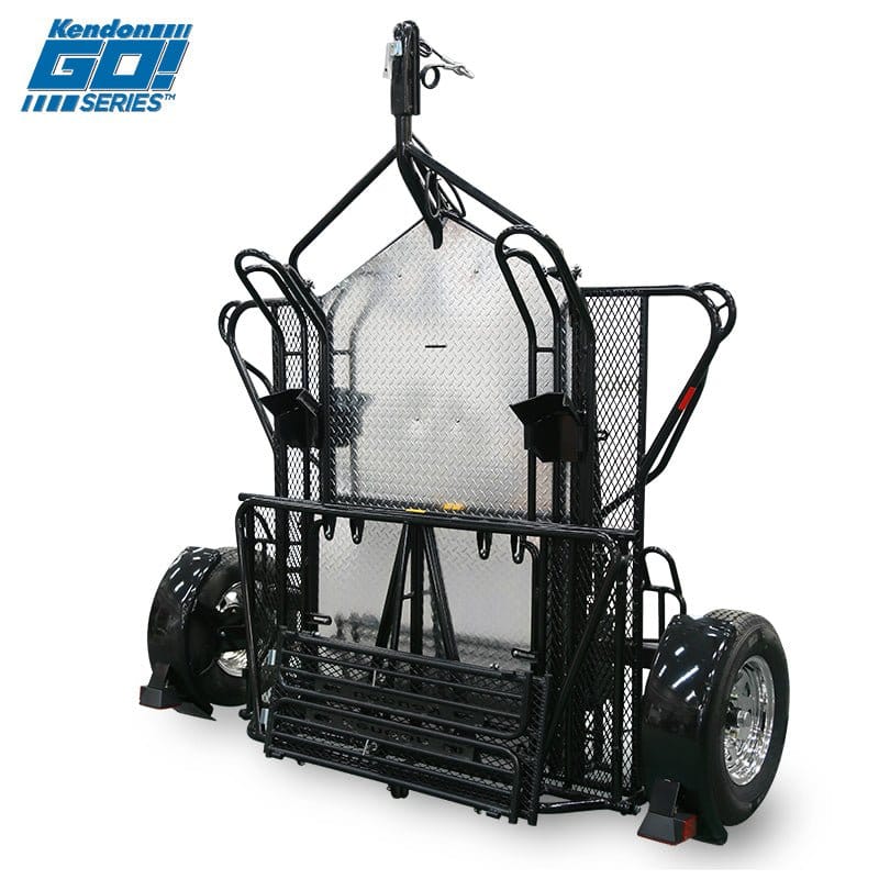 Go! Series Ride-Up Folding Motorcycle Trailer – Dual Rail Steel Utility Trailer