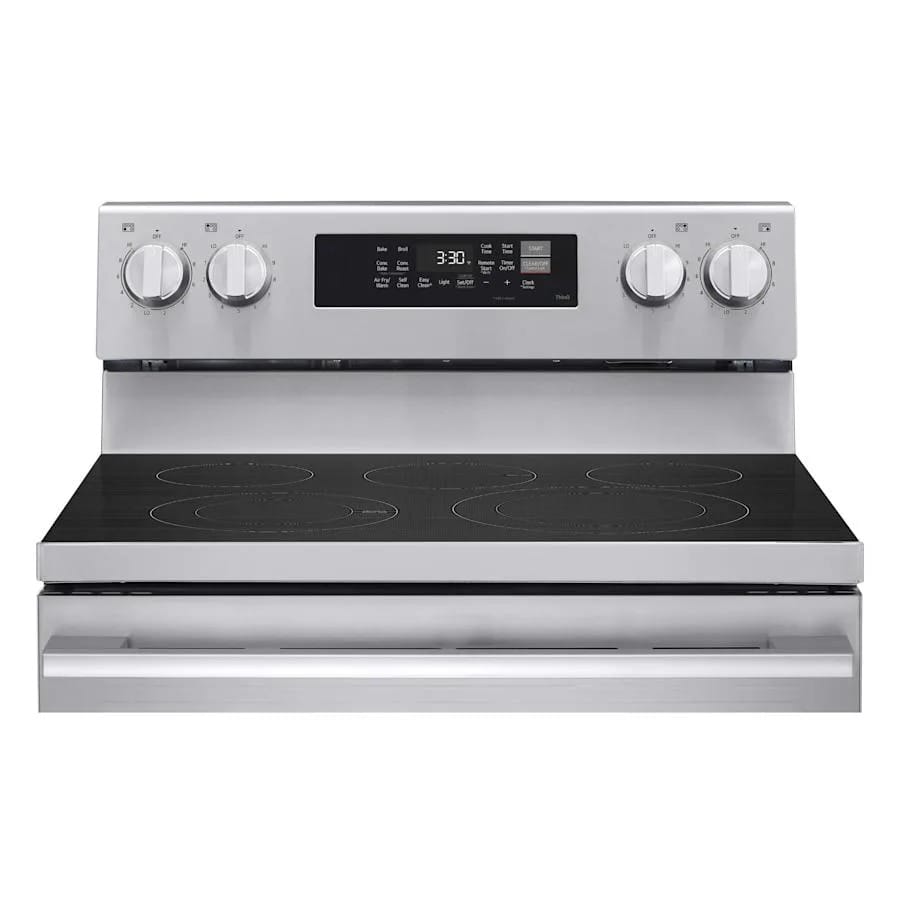 LG 30 Inch Wide 6.3 Cu. Ft. Free Standing Electric Range with Radiant Burners and Storage Drawer