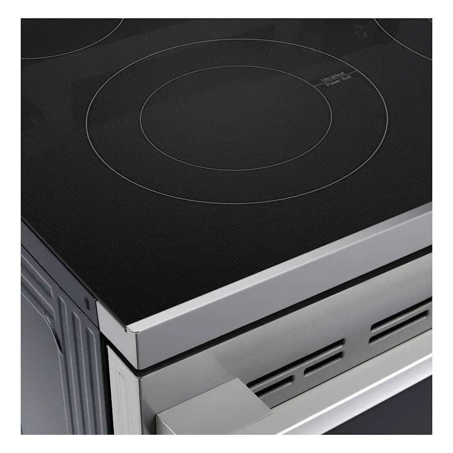 LG 30 Inch Wide 6.3 Cu. Ft. Free Standing Electric Range with Radiant Burners and Storage Drawer