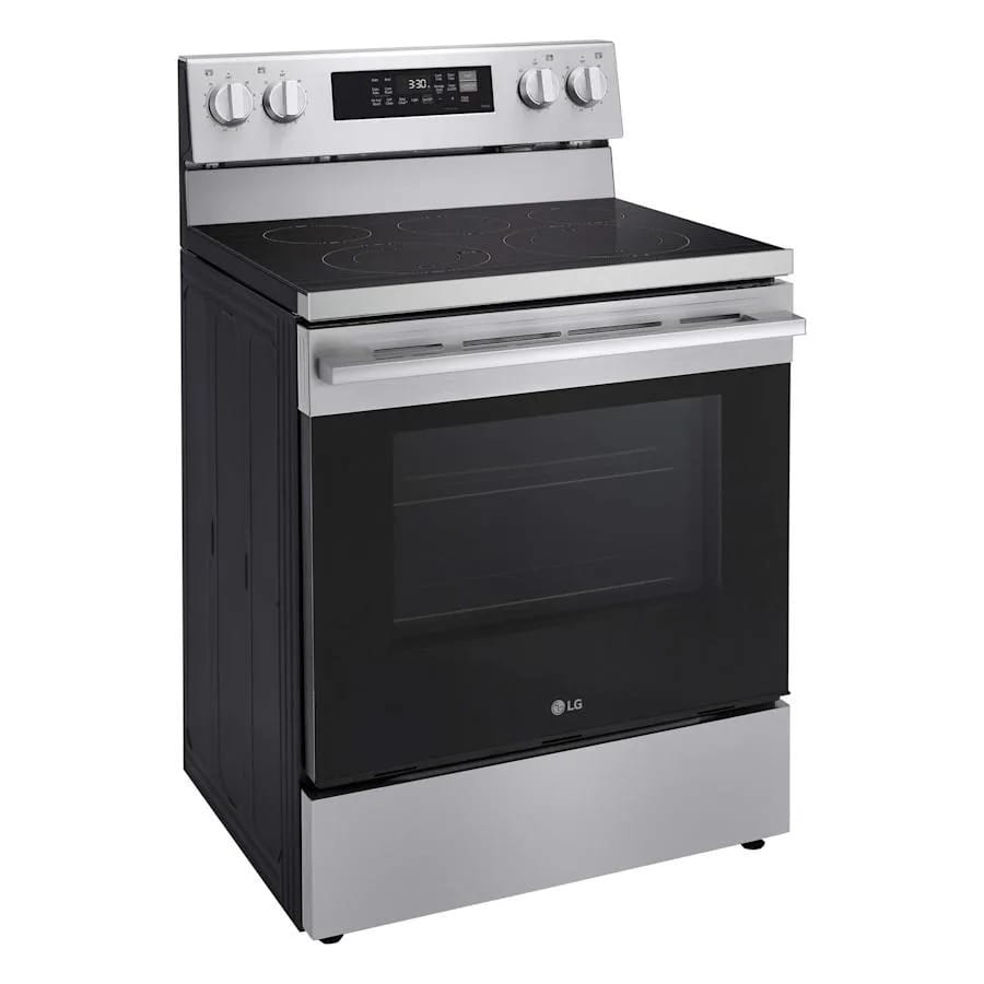 LG 30 Inch Wide 6.3 Cu. Ft. Free Standing Electric Range with Radiant Burners and Storage Drawer