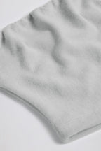 Brushed Jersey Bandeau Top in Fog Grey