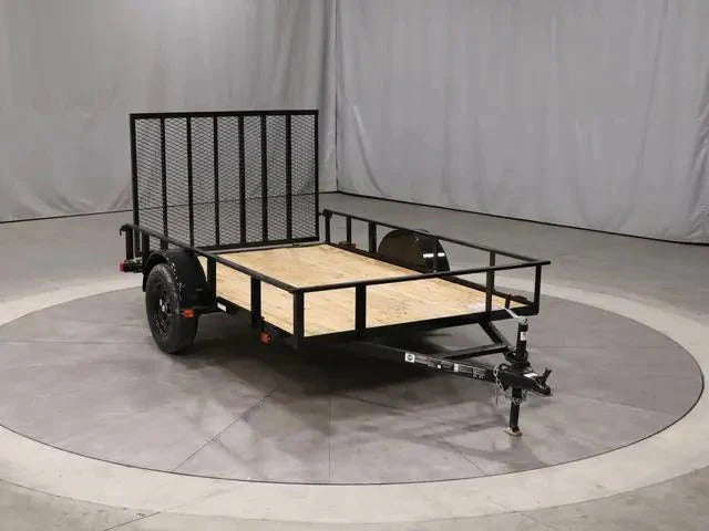 6×10 Utility Trailer – Single Axle with Wood Floor, LED Lights & Rear Gate