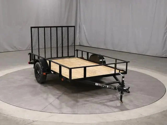 6×10 Utility Trailer – Single Axle with Wood Floor, LED Lights & Rear Gate