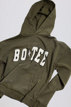 Acid Wash Oversized Hoodie in Light Green