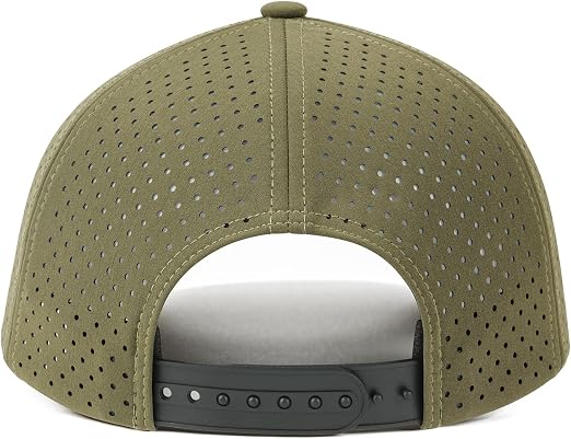 WanderlustCaps Premium Unisex Khaki Breathable Adjustable Mesh Trucker Cap